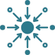 Dots pointing to center