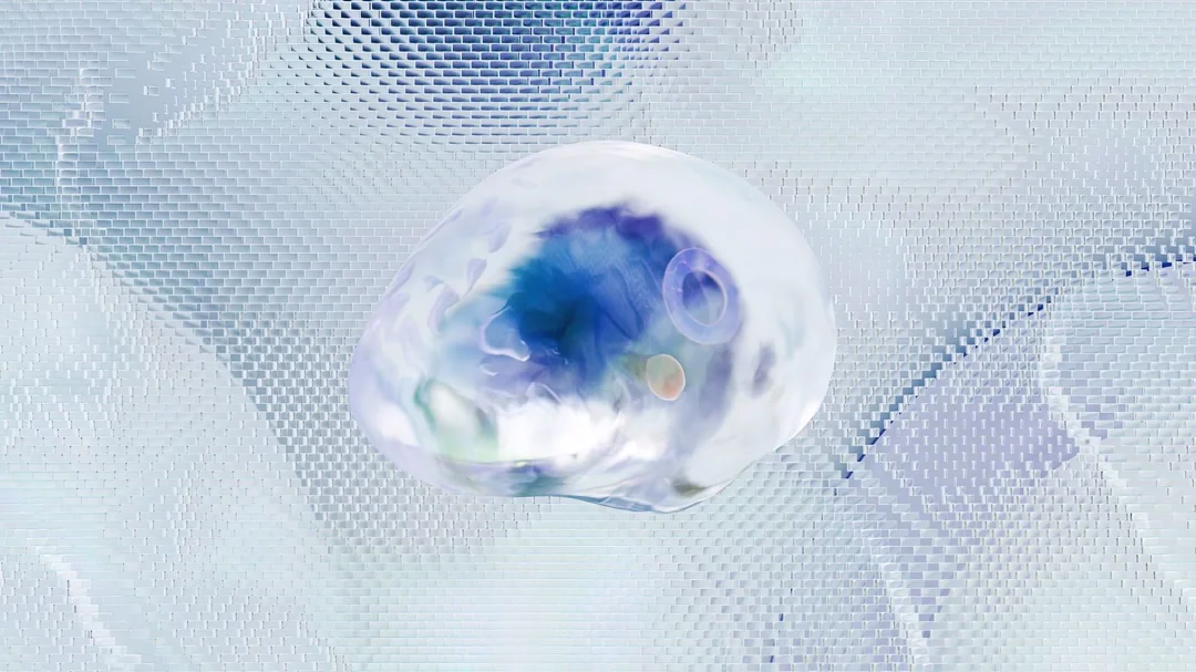 Dynamic blob with colors